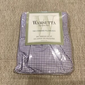 Wamsutta Supercale Plus Gingham Violet Standard Pillowcases